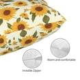 thumbnail image 3 of Kdxio Cotton Pillow Cases 14"x20" Pillowcases,Soft and Breathable Bedroom Pillow Cases-Classical Cute Sunflower-No Pillow Core, 3 of 5