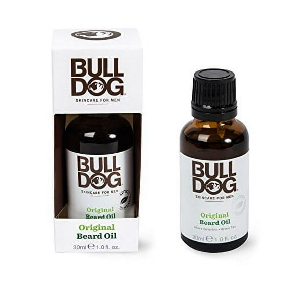 BULLDOG Grooming Original Beard Oil, Tames & Conditions Beards, 1 FL OZ