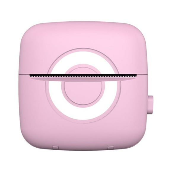 Mini Pocket Printer Thermal Printer For Smart Phone Portable Thermal Printer For Pictures And Retro-Style Photos Inkless Printer Gift For Travel Study Home Office C9 Pink