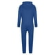 thumbnail image 5 of Mono de hombre de moda de color sólido con capucha, cremallera larga, bolsillo, mono informal, pantalones, pijama de poliéster para hombre, 5 of 6