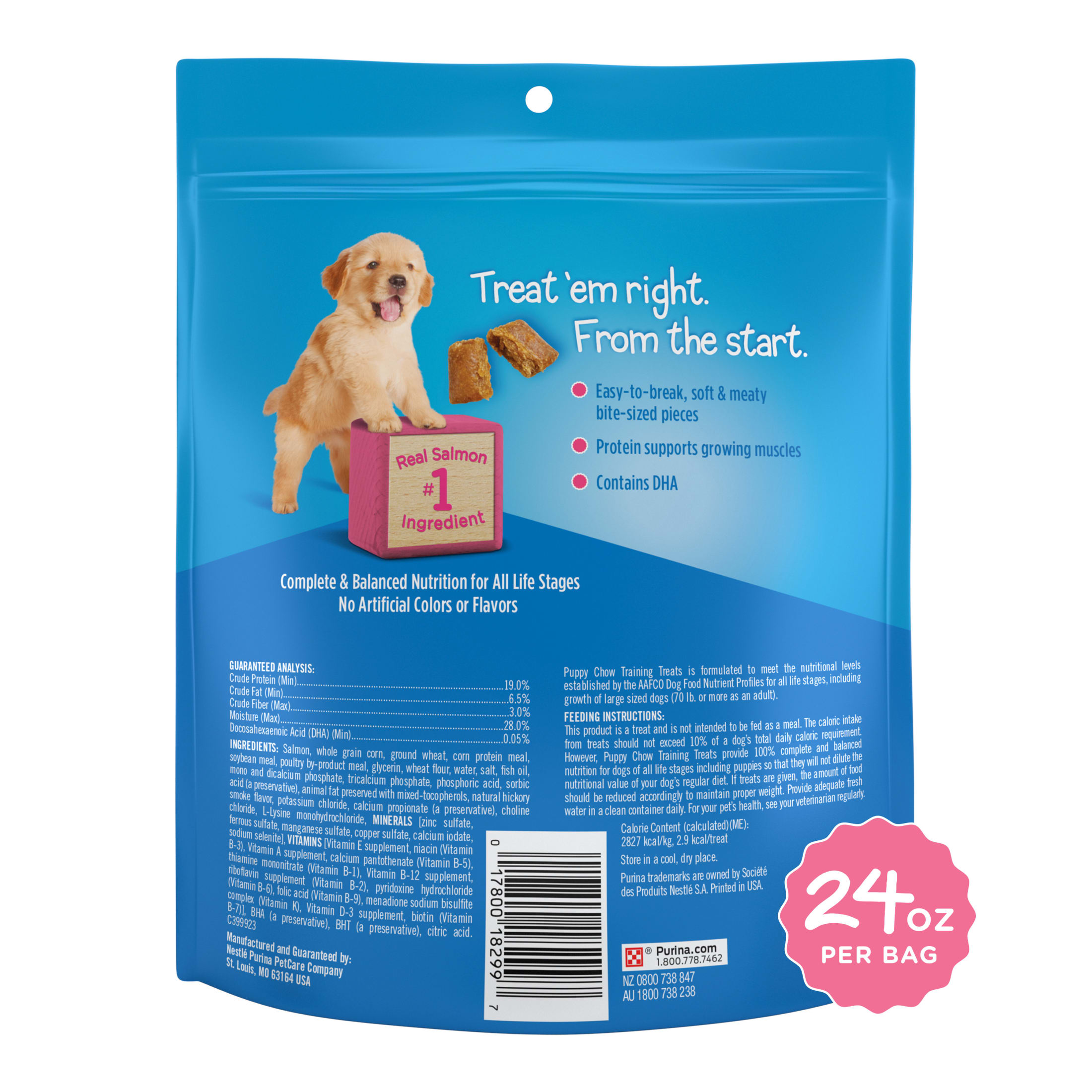 Purina Puppy Chow Salmon Training Treats, 24 oz photo 6