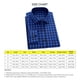 thumbnail image 4 of Camisa a cuadros para hombre, cuello de solapa, manga larga, camisa a cuadros con botones, ajuste regular, camisa informal para hombre para el trabajo diario, 4 of 5