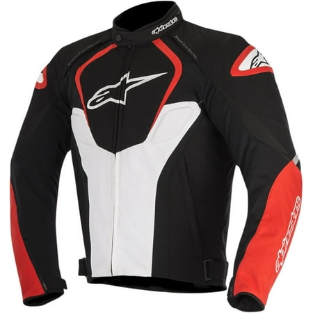 Windbreaker Motorcycle - ALPINESTARS 3301517-123-4X JACKET T-JAWS B/W/R 4X