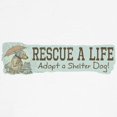 thumbnail image 3 of CafePress - Rescue Dog Quote Sweatshirt - Crew Neck Sweatshirt, 3 of 5