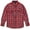 Red, variant on Men's Tang Flannel Button Up Long Sleeve Plaid Shirt (Small, Red)