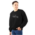 thumbnail image 4 of Moon Saturn Matching Set Couples Unisex Plus Fleece Graphic Sweatshirt Brisco Brands 2X, 4 of 6
