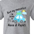 thumbnail image 4 of Inktastic Book my Reservation I'm Going To Nana and Papa's Youth T-Shirt, 4 of 5