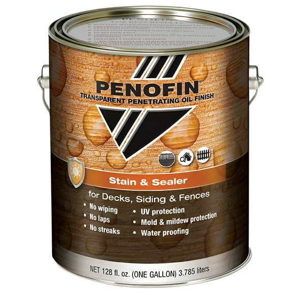 Penofin 1027103 1 gal Penofin Oil-Based Alkyd-Oil Stain & Sealer, Transparent Matte & Natural - Pack of 4