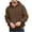 Mens Hoodies & Sweatshirts Coffee, variant on Plus Size Fleece Hoodies for Men Big & Tall XS-4X Long Sleeve Sherpa Sweatshirts Mens Casual Solid Color Pullover Thermal Warm Winter Hoodie Tops