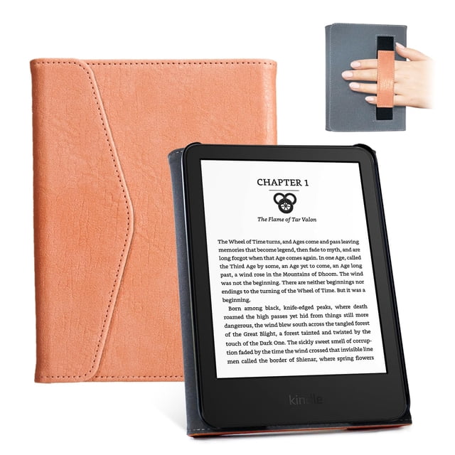 Funda CoBak Premium para Kindle 6 e iReader T6 con correa de mano