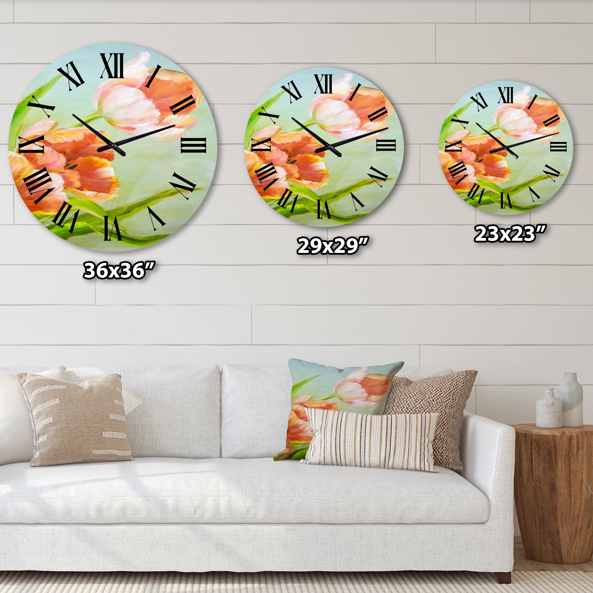 Designart 1 in Quartz Traditional Wall Clock