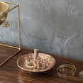 thumbnail image 2 of Decorative White Ceramic Ring Tray for Jewelry, Ring Cone and Trinket Tray with Raised Heart Design, 2 of 7