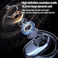 thumbnail image 6 of Clipbuds Earphones, Clipbuds Earbuds, Clip On Ear Buds Wireless Bluetooth Earbuds, Stereo 5.4 Earphones, Waterproof Sweatproof Sport Headphones, for Music and Phone Calls, Noise Reduction (Black), 6 of 6