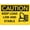 Warning Sign 2, variant on Caution Keep Out from Under Crane Loads Metal Sign 12 x 8 Inches - Rust-Free Aluminum, UV Ink Printing, Durable Weatherproof Outdoor Use for Home, Construction