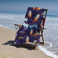 thumbnail image 4 of Galaxy Printed Hand/Pool/Bath Towel,Rockets and Planets,Kitchen Dish Towel,Quick Dry,Soft,Absorbent and Lightweight,Multicolor - 30 * 60 inches, 4 of 8