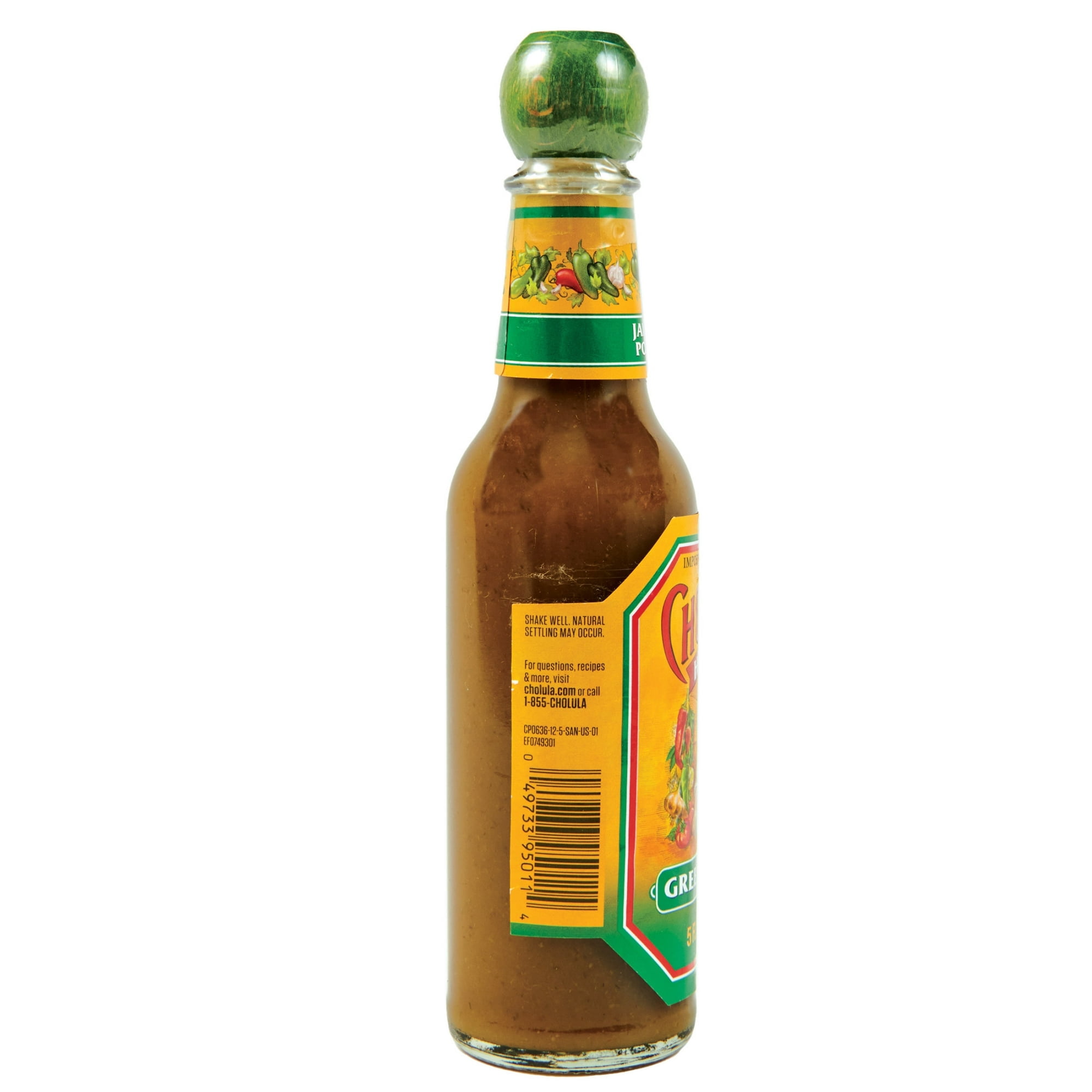 Cholula Kosher Green Pepper Hot Sauce, 5.0 fl oz