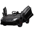 thumbnail image 2 of Daymak Lamborghini Aventador SV Kids Ride-On Toy Car - Black, 2 of 4