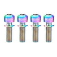 thumbnail image 1 of Tornillo 4PCS M6 × 18 / 20mm Titanio Ti Tornillos para MTB Pinza de Freno de Disco con Adaptador Espaciador, 1 of 7