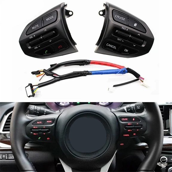 Acaige Car Steering Wheel Buttons For Kia K5 Optima 2014-2015 Button Wwitch Cruise Volume Control Buttons