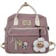 thumbnail image 1 of Lindas mochilas para adolescentes, mochila estética, mochila japonesa de anime, bolso funcional escolar, bolsa de viaje impermeable, bolsa para computadora portátil (rosa) JFHHH pequeña, 1 of 5