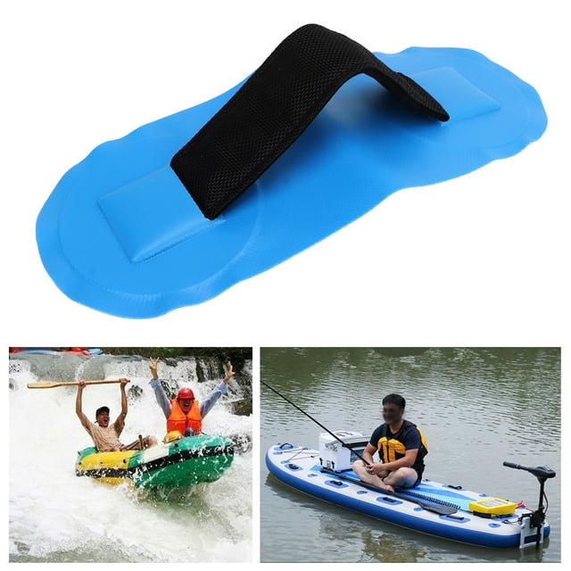 2PCS PVC Inflatable Boat Handle, Strap Armrest for PVC Inflatable Boat, Raft, Dinghy, Kayak, Canoe, Surfboard, SUP with Wide Base Design, Light and Portable