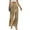 1Pack:Golden, variant on TANBOM Party Shiny Pleated Wide Leg High Waist Black Women's Pants (Women's S)