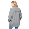 thumbnail image 4 of Woman Within Plus Size Fleece Nylon Reversible Jacket, 4 of 6
