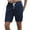 Navy, variant on Gym Shorts for Men Mens Workout Running Shorts 5 Inch Quick Dry Gym Training Shorts with Liner and Zipper Pocket Black,M