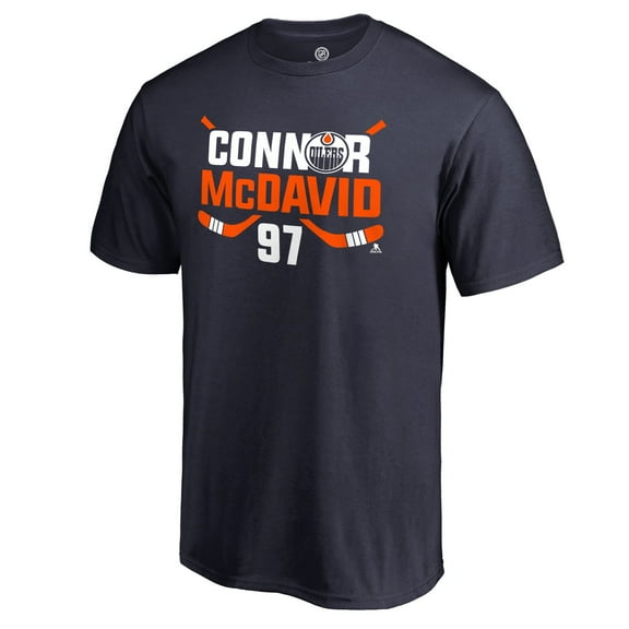 Men's Connor McDavid Navy Edmonton Oilers Hometown Collection CM97 T-Shirt