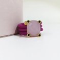 thumbnail image 1 of New coming Gemstone ring with leather rope Spanish bear Style Earrings Valentine‘s Gift Colorful Fine Jewelry, 1 of 7