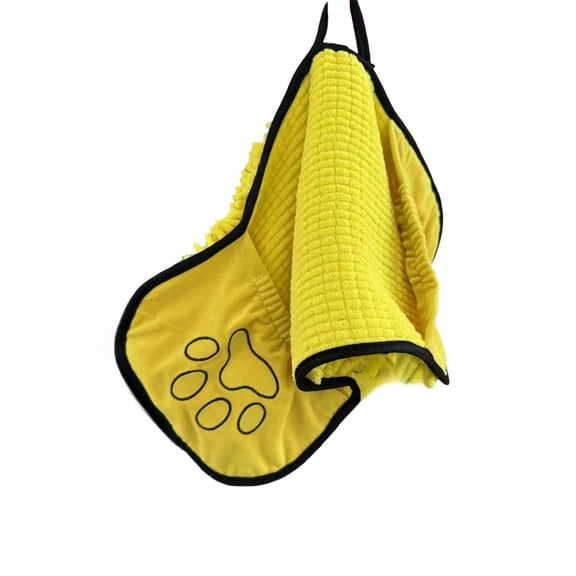 Extra Large Thick Chenille Dog Towel - Super Absorbent Quick-Dry Pet Bath Towel, Microfiber