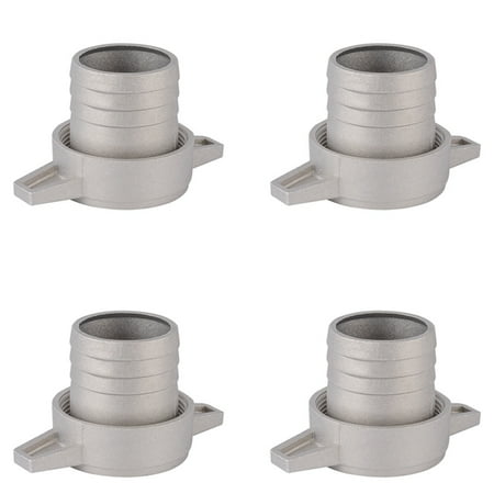 

4X Water Pumps Fittings 2 Inch Aluminum Pipe Connecting Wrench with Rubber Gasket Pump Connector Pipe Fitting