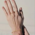 thumbnail image 5 of Hand Chain Bracelet for Women Dainty Gold Bracelets Trendy Ring Bracelet Hand Chain Hand Jewelry Gifts for Women, 5 of 15