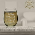 thumbnail image 4 of Veracco She Believed She Could So She Did - 2024 - Stemless Wine Glass Birthday Funny Graduation Gifts For Him Her (Clear, Glass), 4 of 6