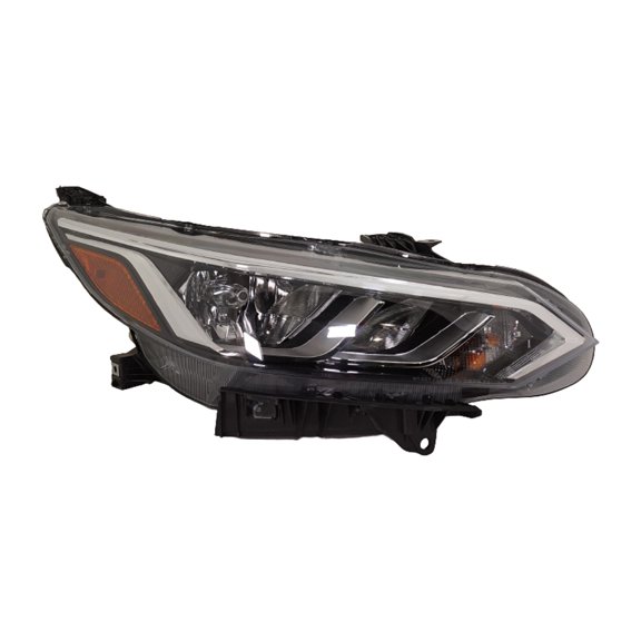 Headlight Compatible with 2020-2021 Nissan Sentra Right Passenger Halogen With bulb(s)