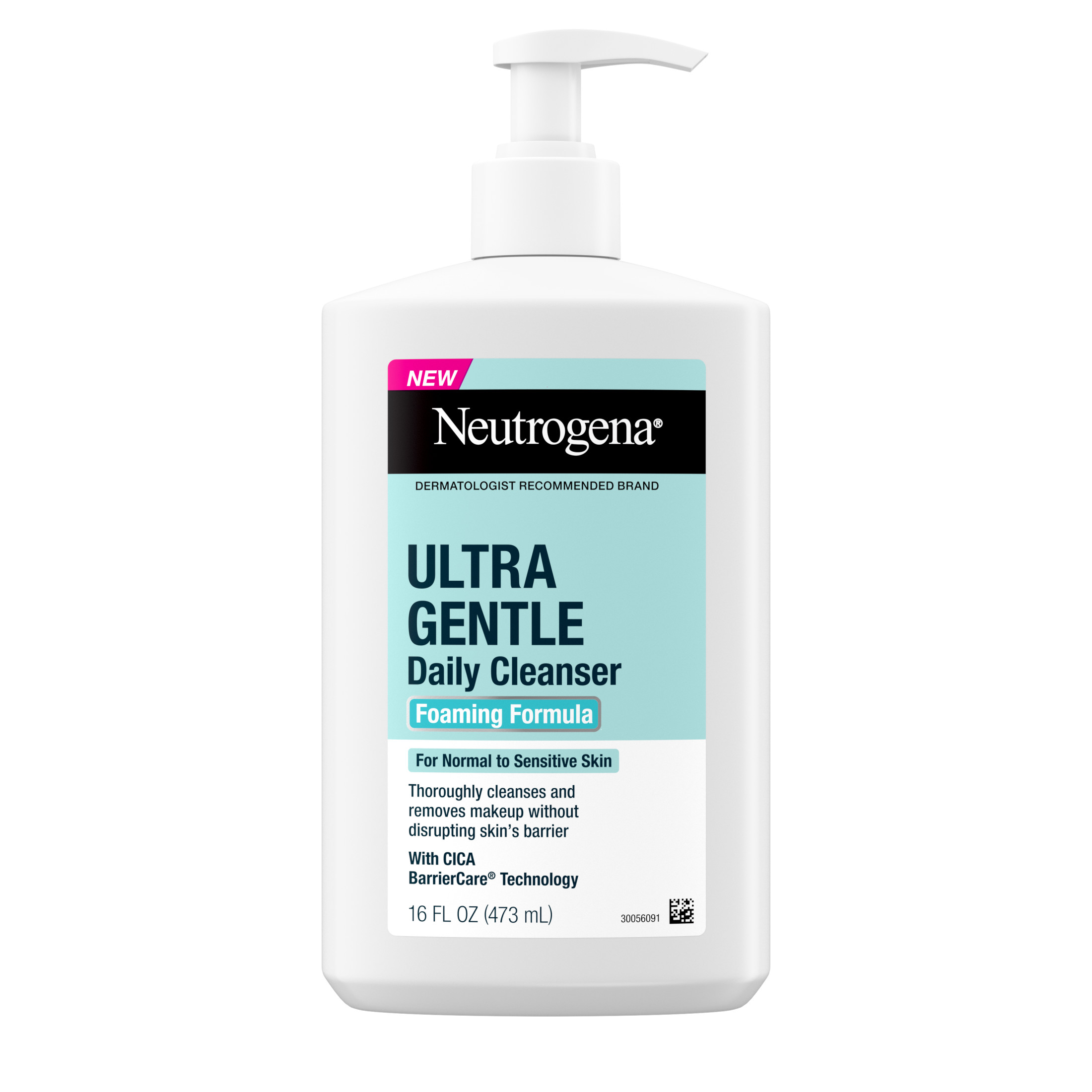 Neutrogena Ultra Gentle Daily Foaming Face Wash, Facial Cleanser, 16 fl. oz