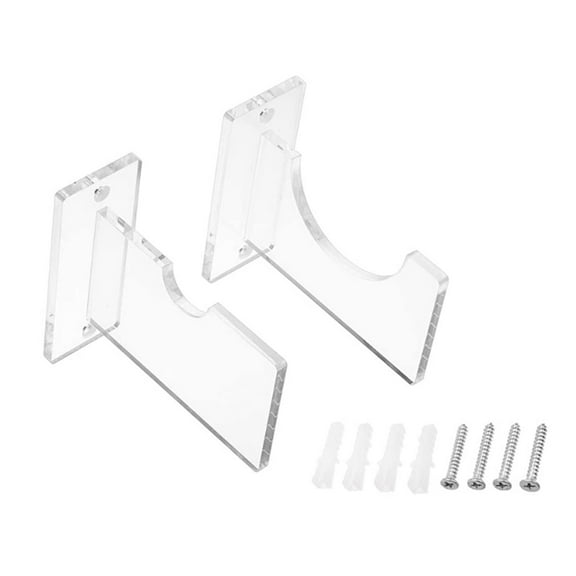 OOKWE Baseball Bat Wall Mount for Horizontal Display Autographed Baseball Softball Bat Lacrosse Stick Gift for Sports Fan