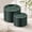 Emerald Green, variant on 200PCS Clear Disposable Plastic Plates - 100 10" Dinner Plates & 100 7" Salad Plates for Parties, Weddings, Holidays, Events