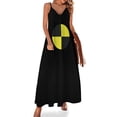thumbnail image 1 of Vestido sin mangas con camiseta y disfraz de Halloween divertido y fácil de hacer con muñeco de prueba de choque para mujer, vestido para mujer, vestidos de verano para mujer 2024, 1 of 7