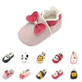 thumbnail image 4 of XIMIN Baby Crib Flats Shoes Cute Animal Bowknot Cozy Soft Sole Leather Shoes Moccasins Slippers Infant Girls Boys Slip On First Walking Shoes, 4 of 4
