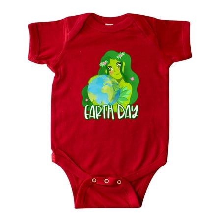 

Inktastic Earth Day Mother Earth Illustration Gift Baby Boy or Baby Girl Bodysuit