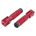 thumbnail image 4 of Unique Bargains 1 Pair Red Motorcycle Folding Foot Pegs Aluminum Alloy Motor Footrests Pedals Universal Foot Pegs Replacement, 4 of 6