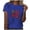 A403 Blue, variant on Mifsaly 4Th Of July Cotton T-Shirt Women Casual American Flag Graphic Tee Crewneck Short Sleeve Independence Day Top Lightweight Breathable Loose Fit Patriotic Shirt S