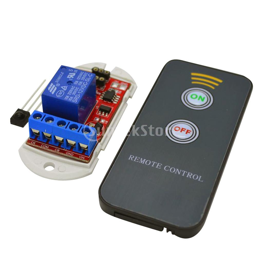 12V 1 Channel Infrared Switch Relay Driving Module Board Remote Controller 