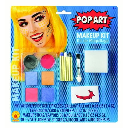 Pop Art Womens Adult Cartoon Cos Play Costume Eye Makeup Pallet