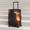 thumbnail image 4 of Salouo Sunset Western Cowgirl Pattern Travel Dust-proof Suitcase Cover, Softside Suitcase Protector Luggage Cover Protector for 18-32inch ,Not Included Suitcase, 4 of 8