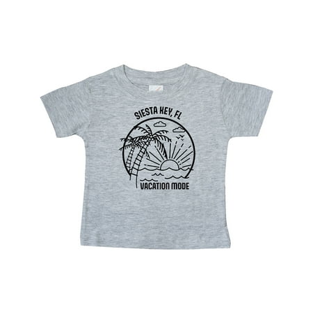

Inktastic Summer Vacation Mode Siesta Key Beach Florida Gift Baby Boy or Baby Girl T-Shirt