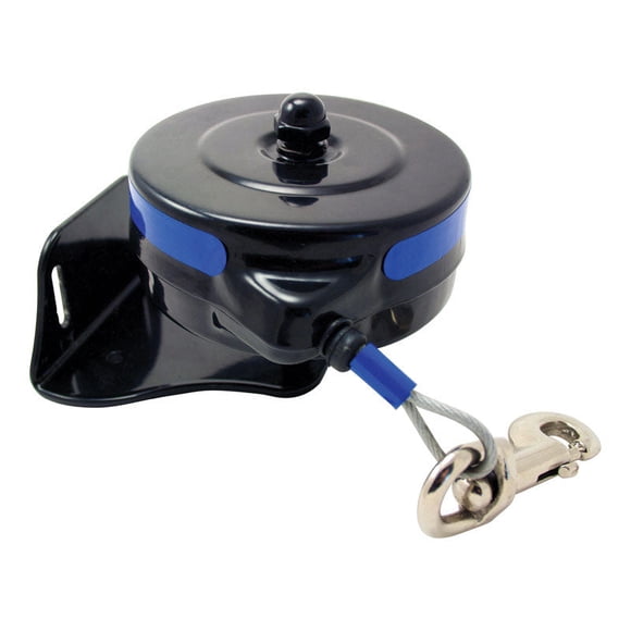 Carrete anudado Howard Pet Blue Metal, tamaño mediano