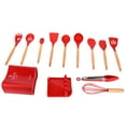 thumbnail image 3 of Juego de utensilios de cocina de silicona, 13 piezas, cuchara de silicona, espátula, utensilios de cocina de silicona, diseño de última generación, 3 of 12