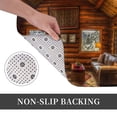 thumbnail image 6 of Gukieu Log Cabin Inside Print Dust-proof Floor Mats, Water-absorbent and Non-slip Flannel Door Mats 16x24in, Home Decoration Suitable for Kitchen, Bathroom, Garage, 6 of 7